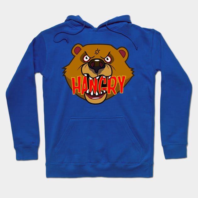 Hangry Bear Hoodie by rillabear